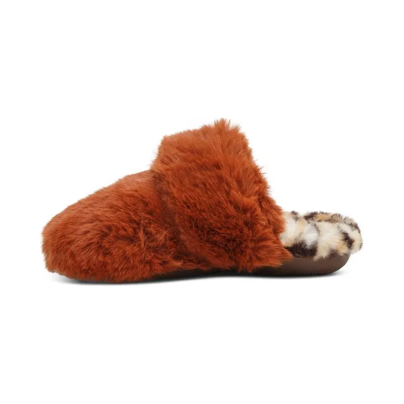 Aetrex Misty Arch Support Slipper in Rust