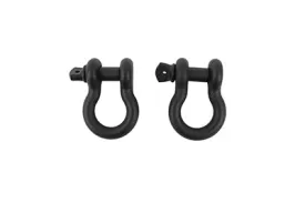 Fishbone Offroad Black 3/4 in. D-Ring Set