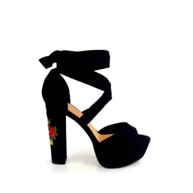 JULIA Floral Block Heel Platform