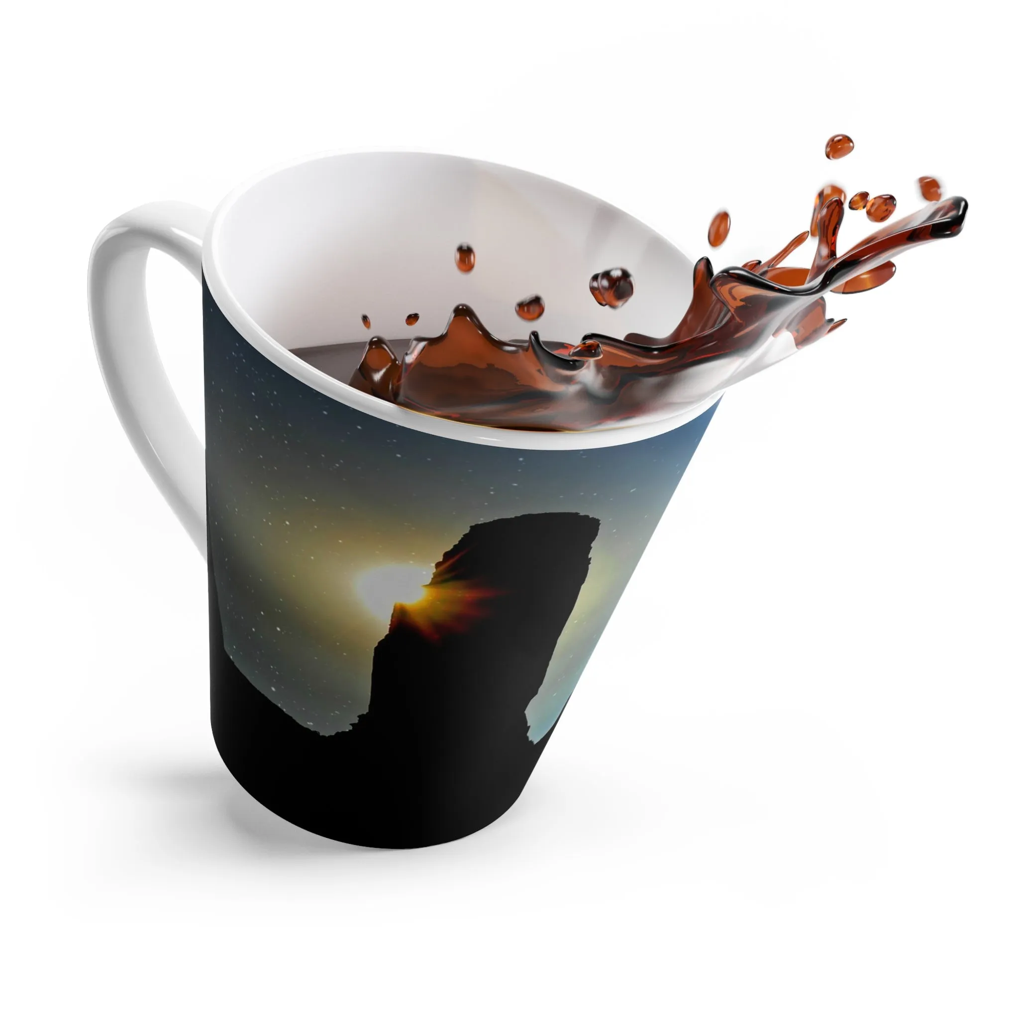 Moonlit Ascent Latte Mug