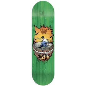 Niels Fire Bowl 8.125" Green Skateboard Deck