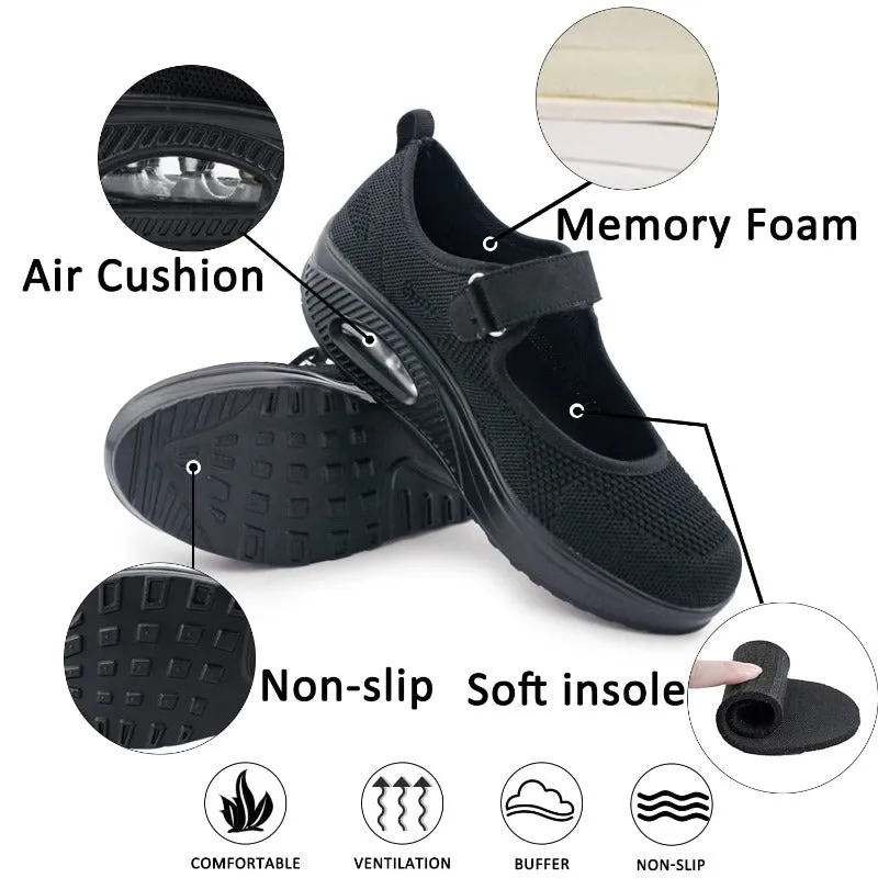 OCW Women Orthopedic Slipper Arch Support Breathable Air Cushion Lightweight AntiSlip Slippers
