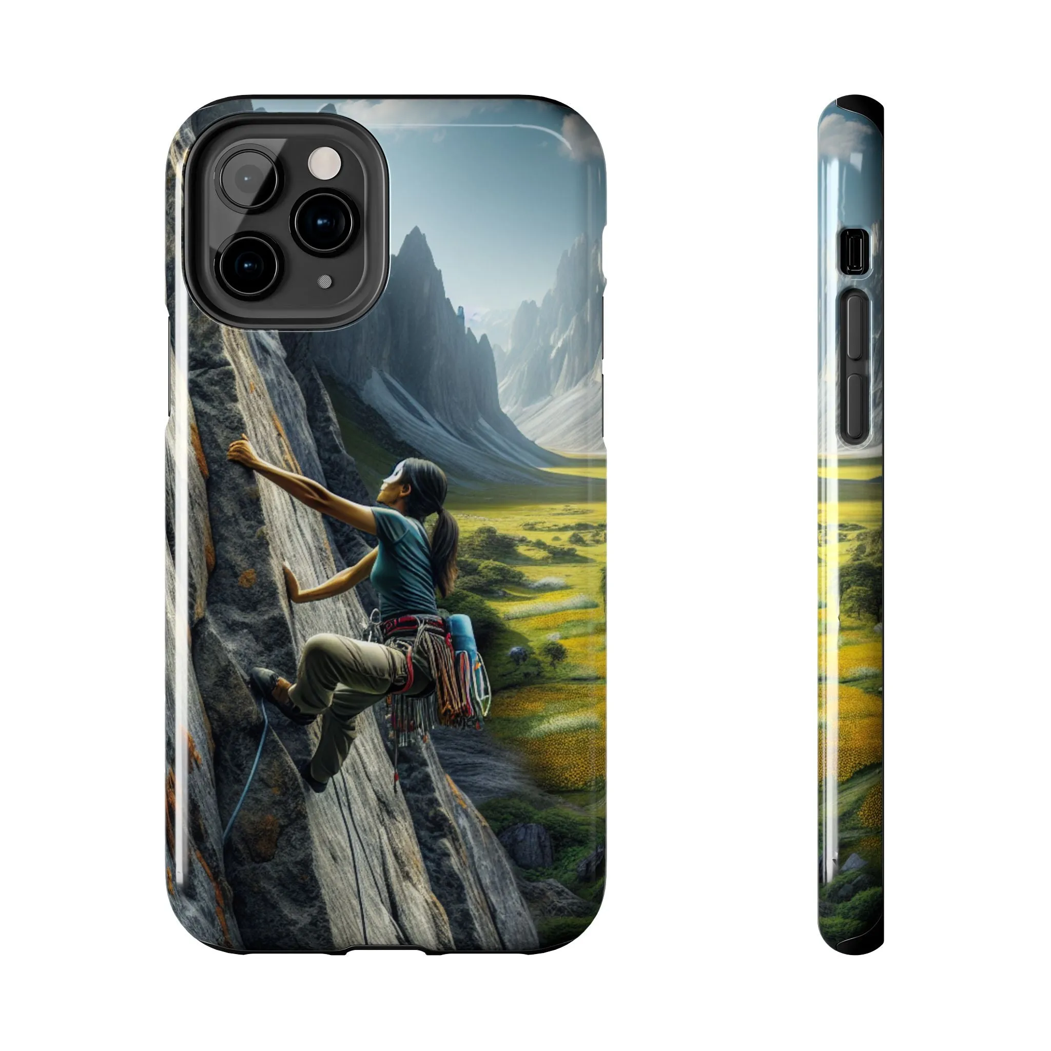 Rock Climbing Elation!  Tough Phone Cases