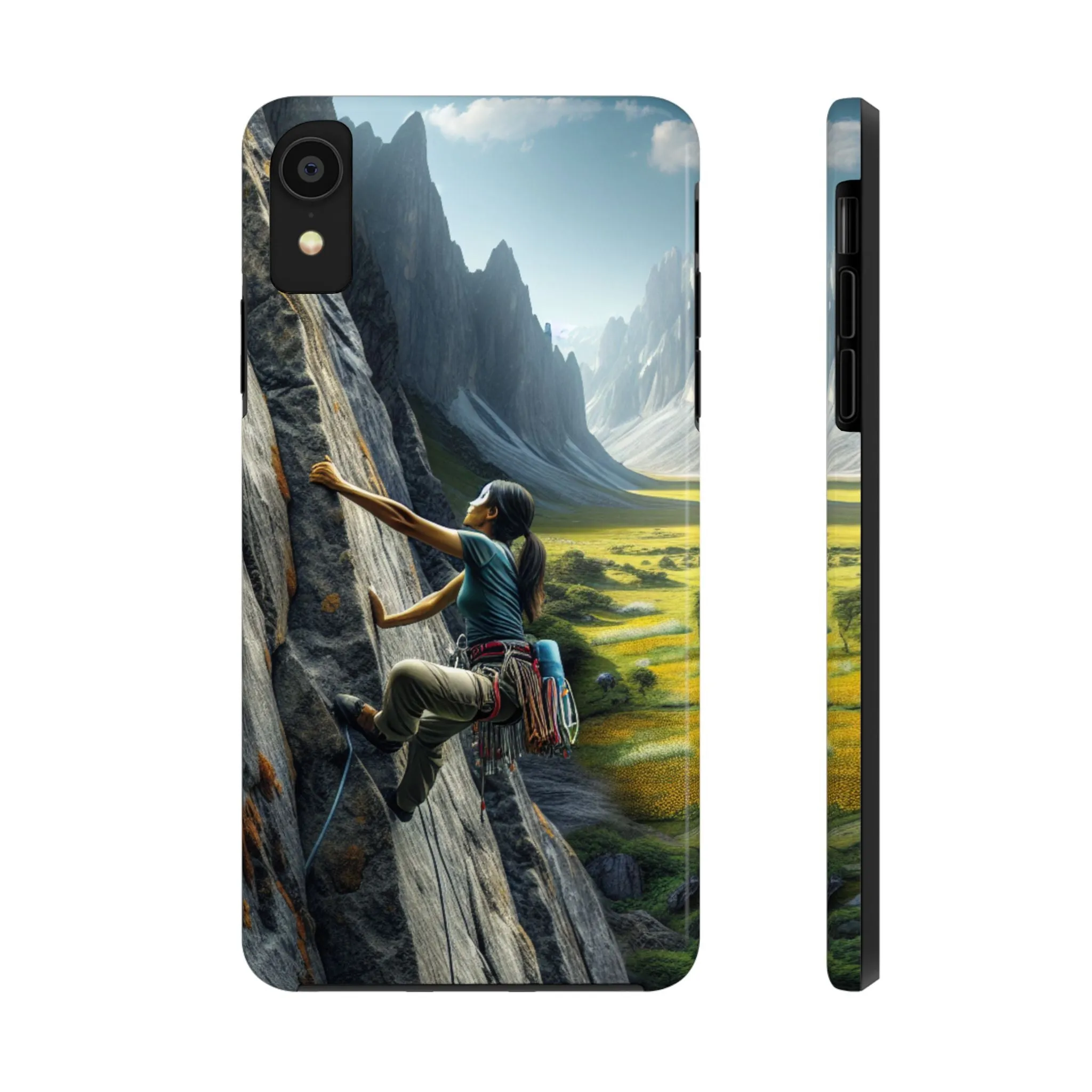 Rock Climbing Elation!  Tough Phone Cases