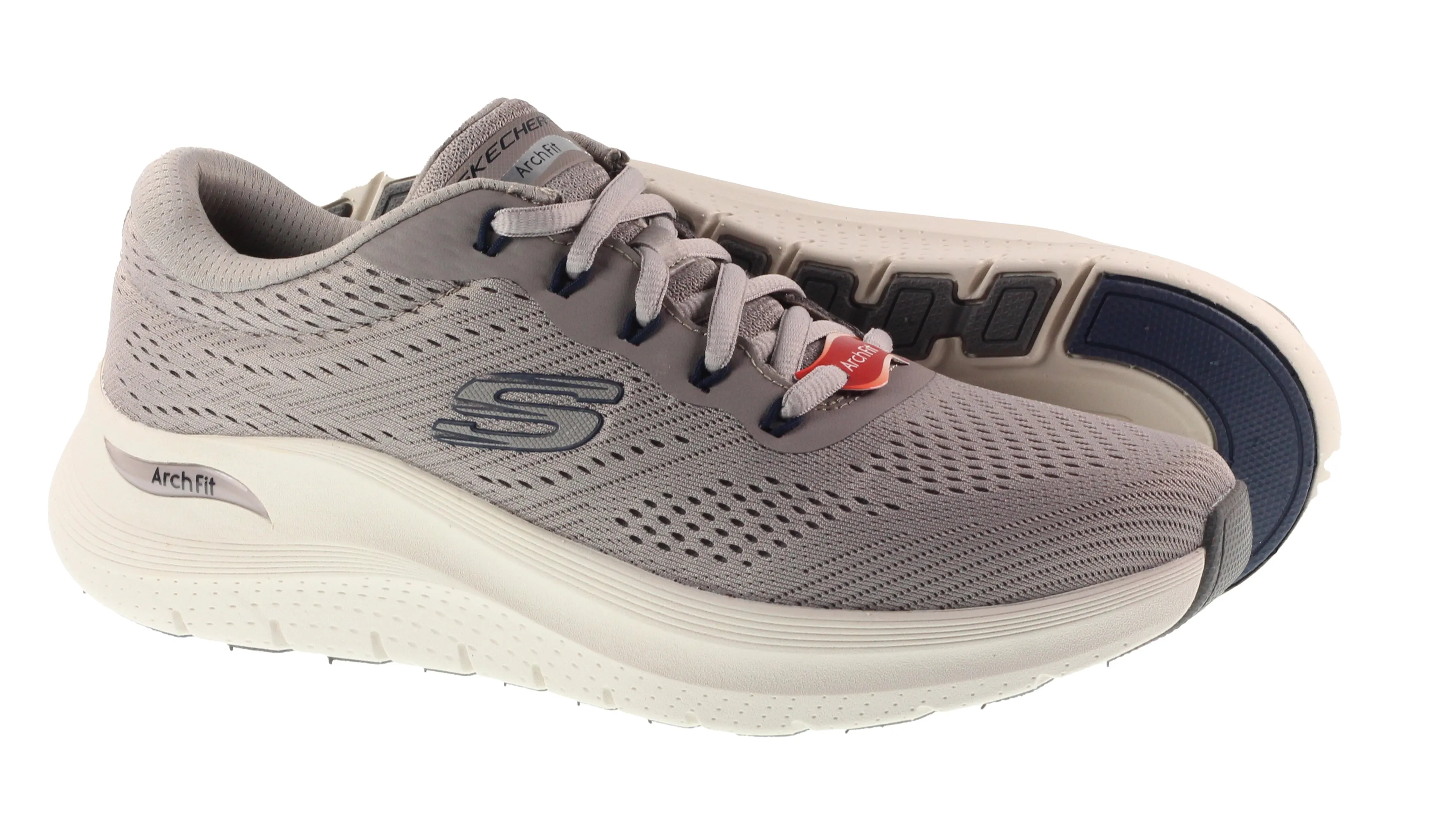 Skechers Trainers Mens Arch Fit 2.0 Taupe
