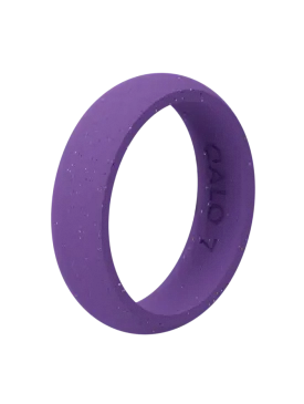 Women's Cloud to Purple Classic Silicone Ring
